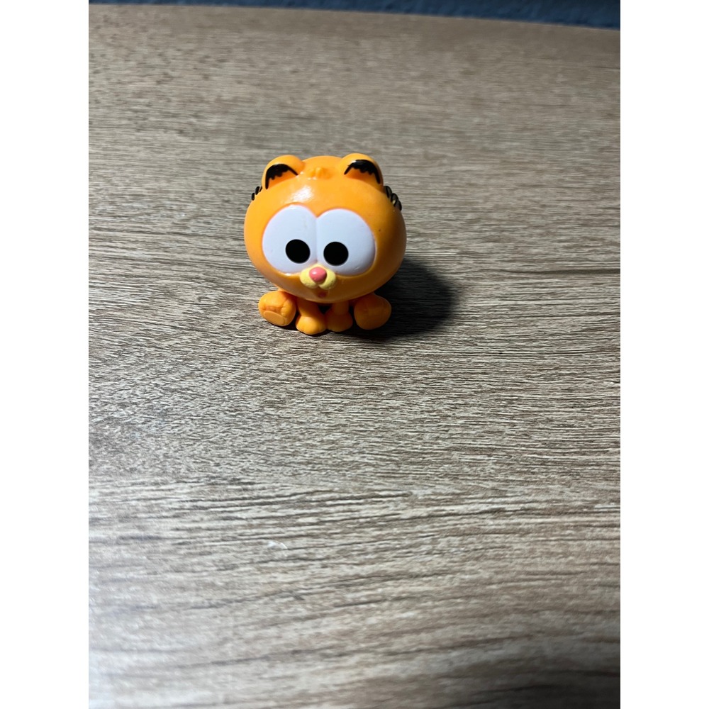 Cute Garfield Cat Mini Figure Toy Orange‎ Black Collectible